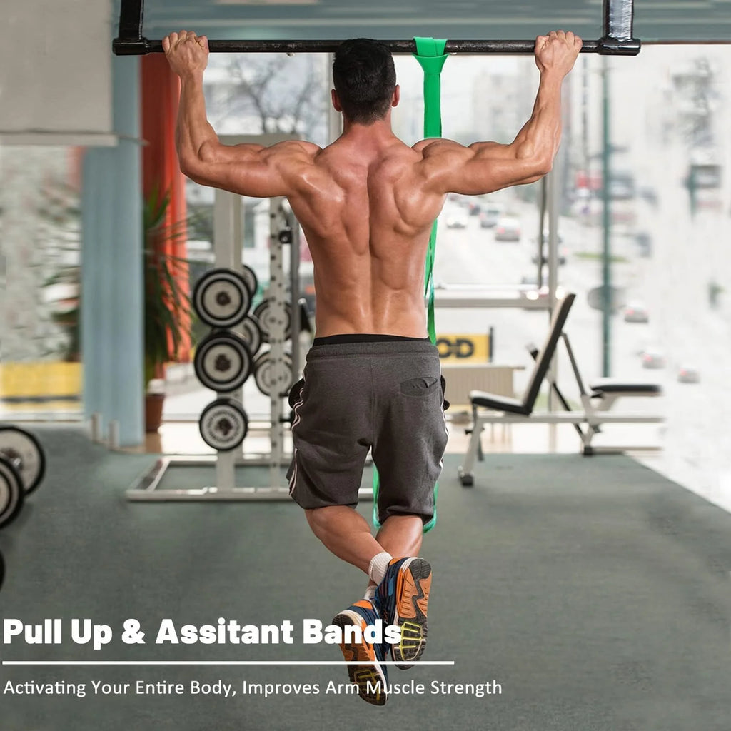 5 Packs Resistance Bands, Pull up Assist Bands - Workout Bands, Exercise Bands, Long Resistance Bands Set for Working Out, Fitness, Training, Physical Therapy for Men Women